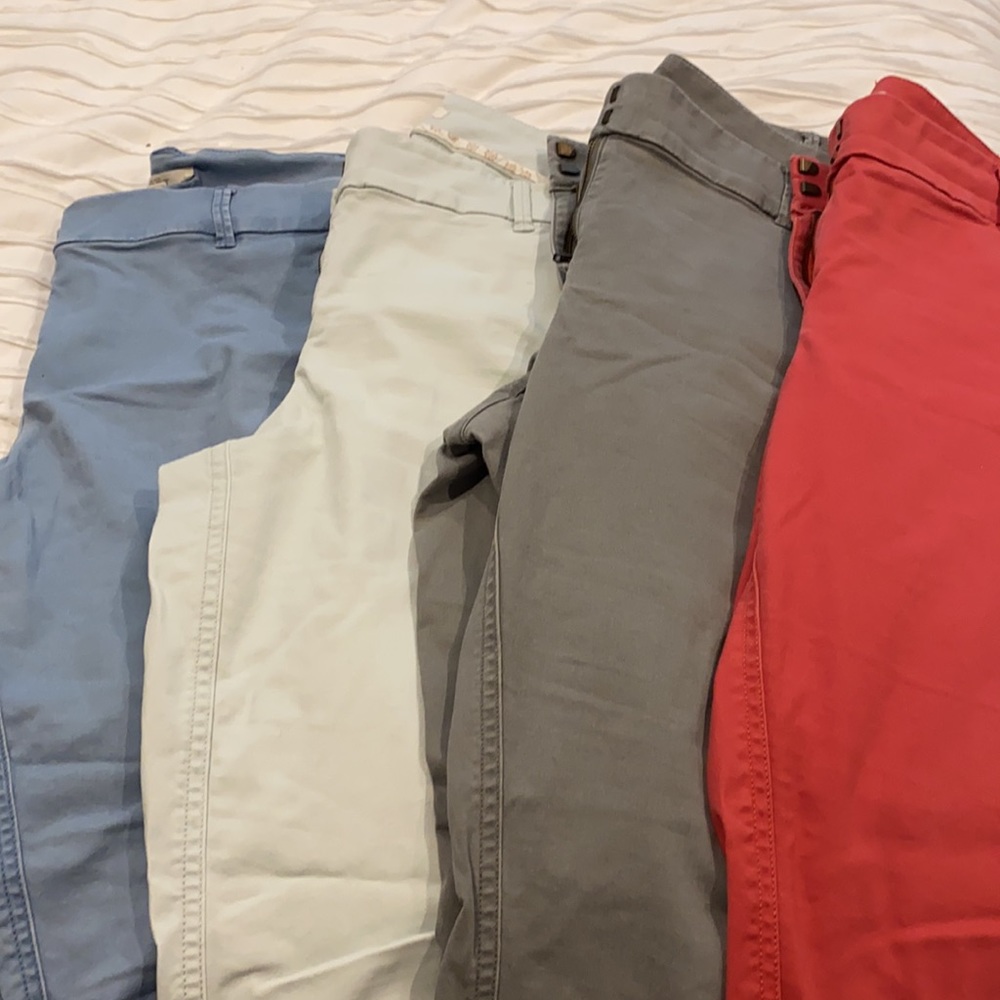 4 pairs of cotton Capri pants